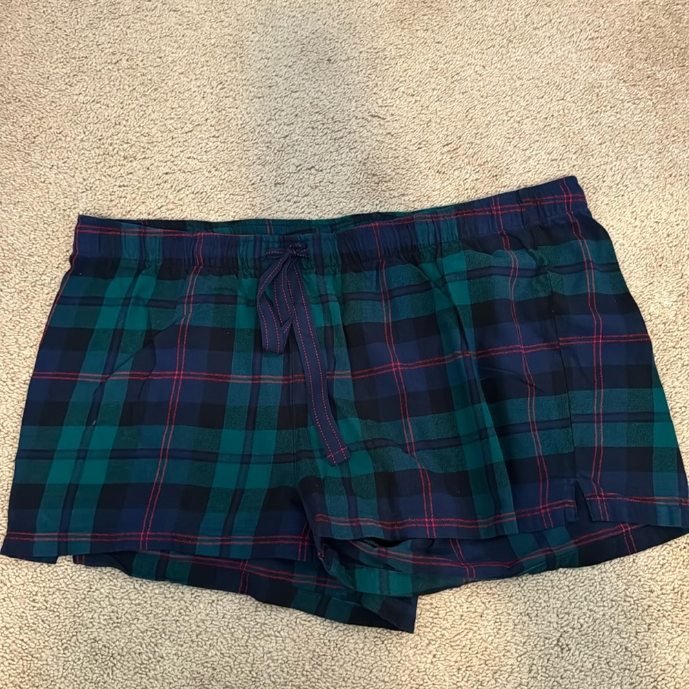 Flannel PJ Shorts